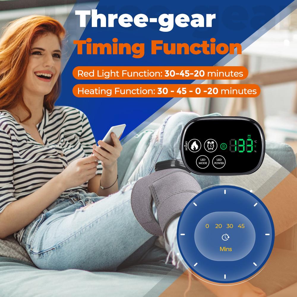 Heated Knee Massager 4 Θερμαινόμενη Συσκευή Μασάζ Γονάτου