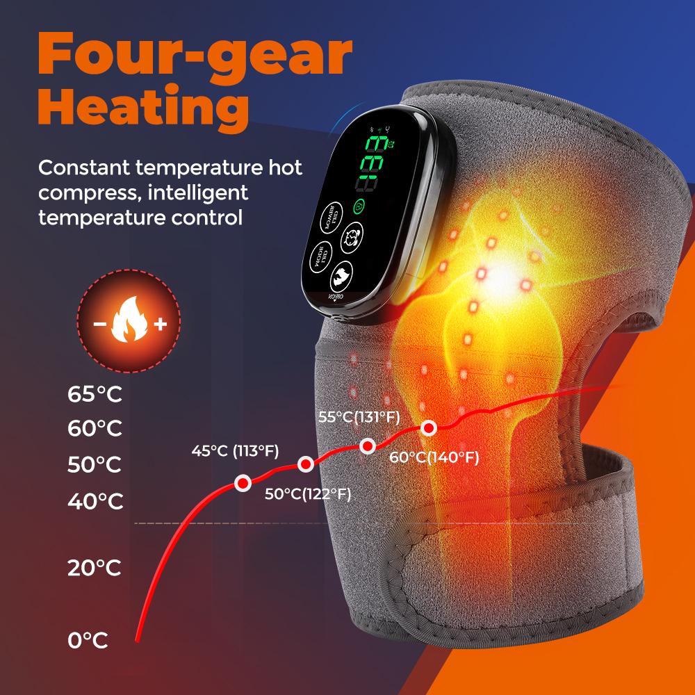 Heated Knee Massager 6 Θερμαινόμενη Συσκευή Μασάζ Γονάτου