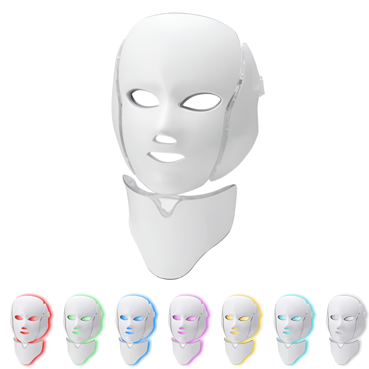 LED Facial Light Therapy Mask and Neck1 Μάσκα Φωτοθεραπείας LED
